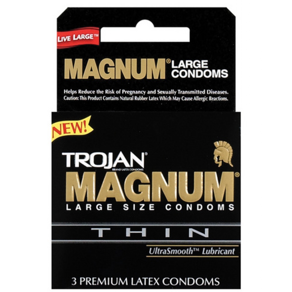 Trojan Magnum Thin - 3-Pack Clear