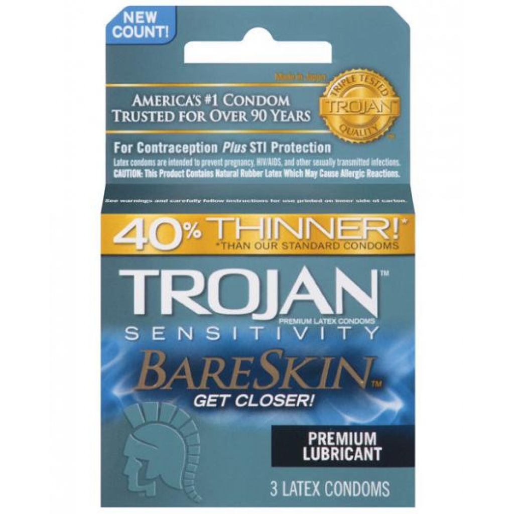 Trojan BareSkin Condoms - 3 Count