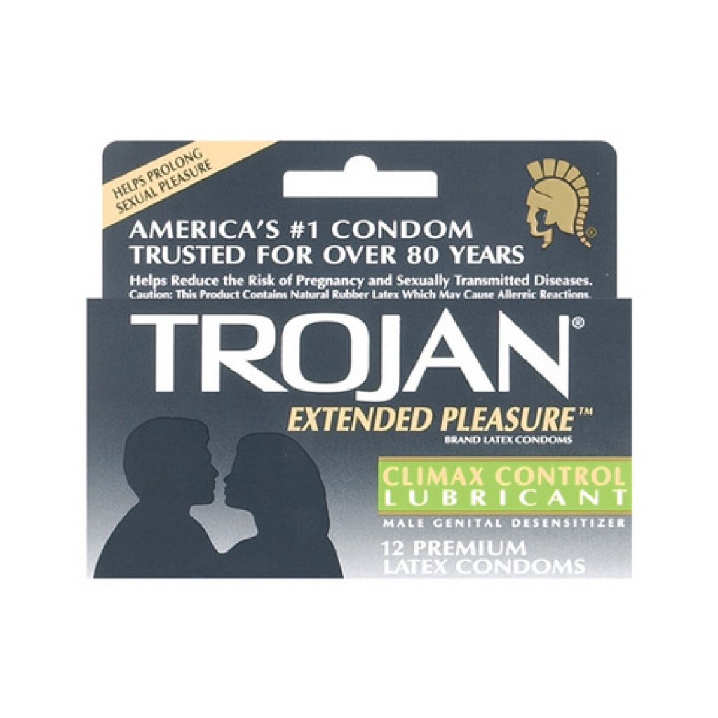 Trojan Extended Pleasure Condoms (12 Pack)