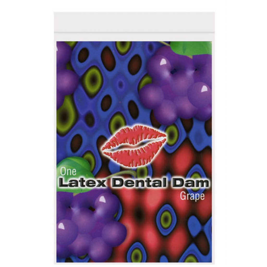 Flavored Latex Dental Dam - Grape Purple