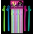 Glow In The Dark Penis Straws - Purple