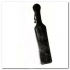 Fur Lined Leather Paddle - Black