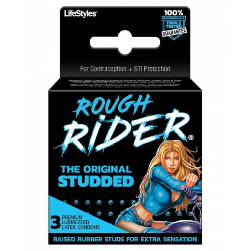 Rough Rider Studded Clear Condom Pack