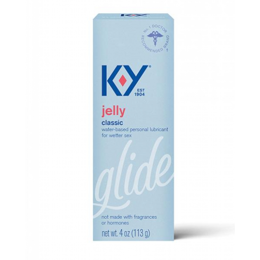 K-Y Jelly Personal Lubricant - 4oz Tube Clear