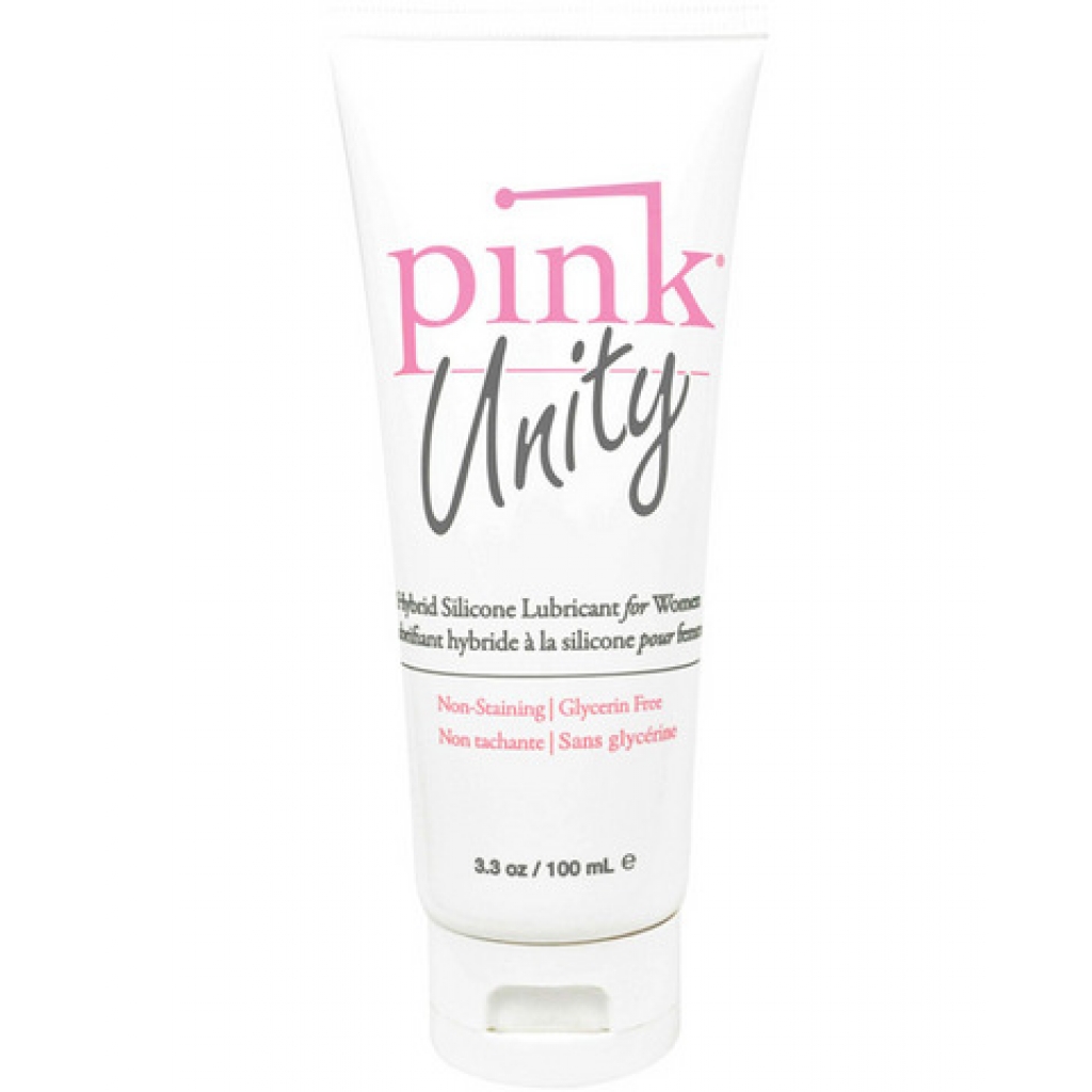 Pink Unity: Premium Silicone & Water-Based Hybrid Lubricant 3.3oz