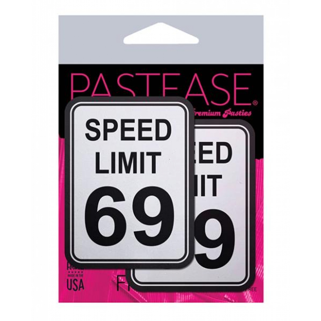 Pastease Premium Speed Limit 69 - White/Black