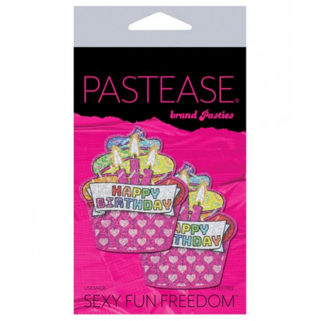 Pastease Happy Birthday Cupcake Nipple Pasties