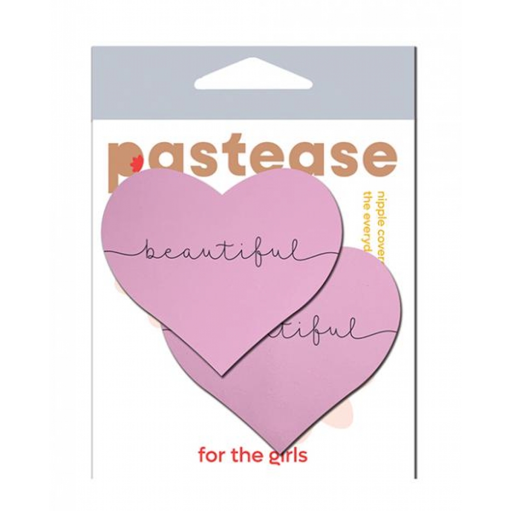 Pastease Premium Heart Pasties - Beautiful Pink