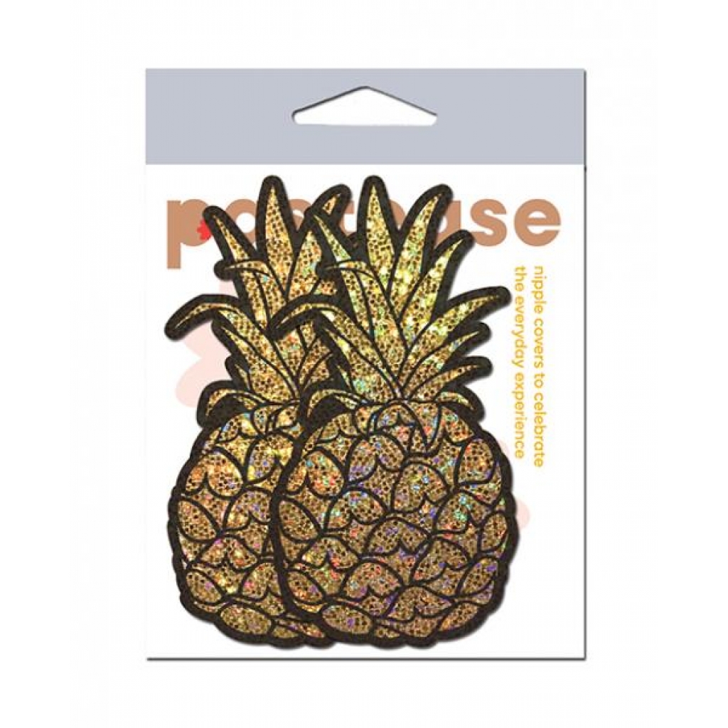 Pastease Premium Glitter Pineapple Nipple Covers