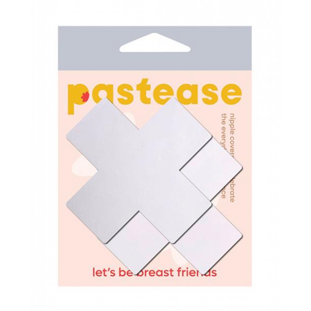 Pastease Basic Matte Plus X - White Nipple Pasties