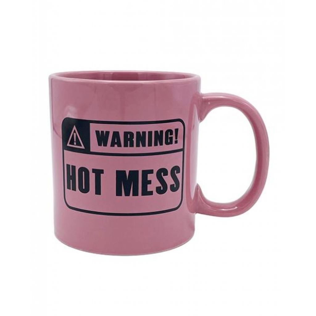 Attitude Mug - Warning: Hot Mess - 22 Oz