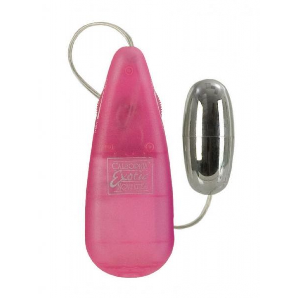 Teardrop Bullet Vibrator Pink Controller