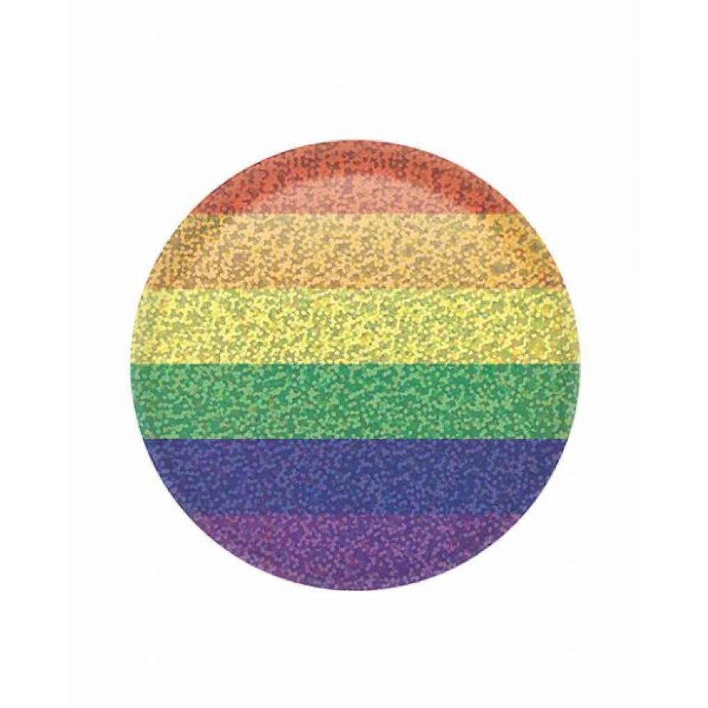 Rainbow Button - Celebrate Love and Diversity