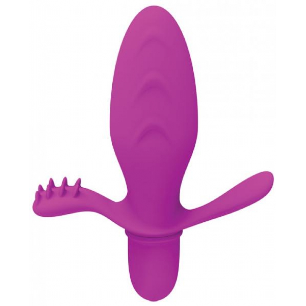 Pretty Love Fitch Anal Vibrator - Fuchsia Purple