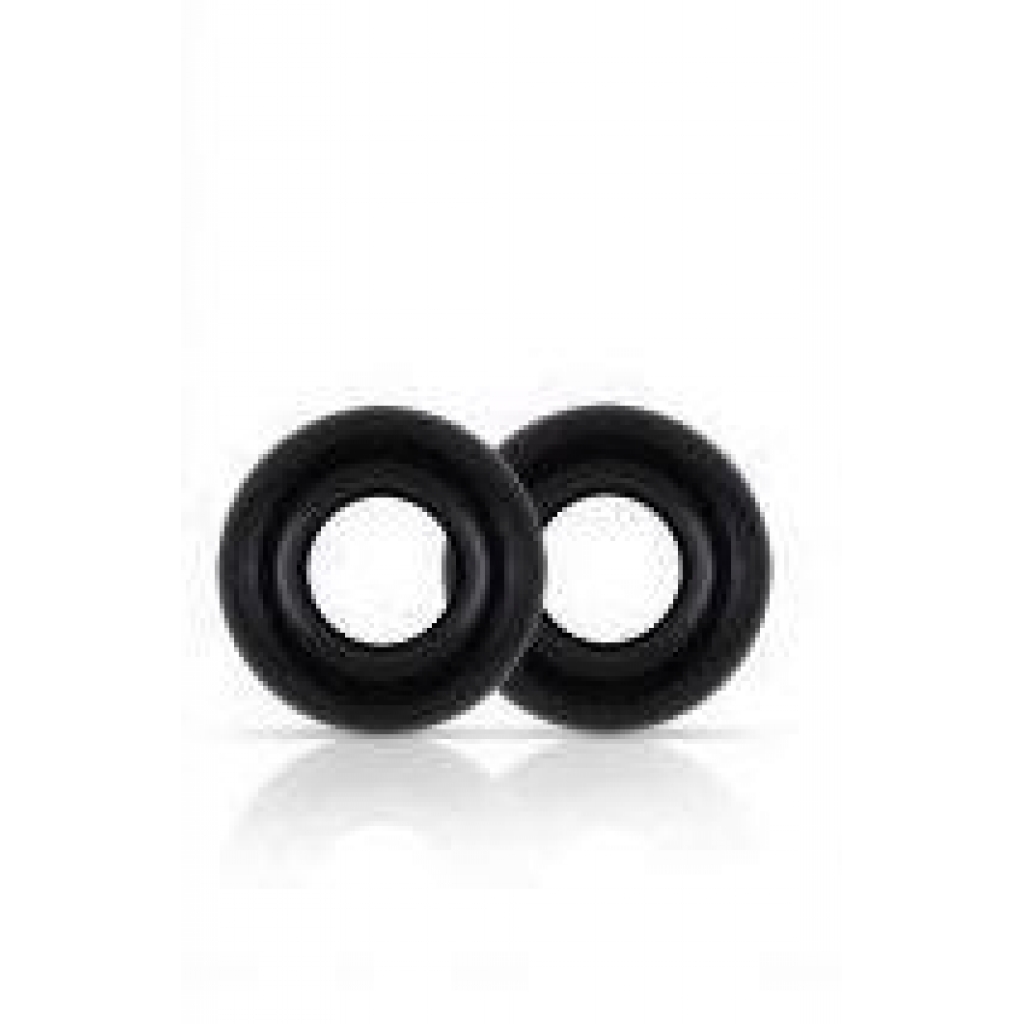 Donut Rings Oversized - Black