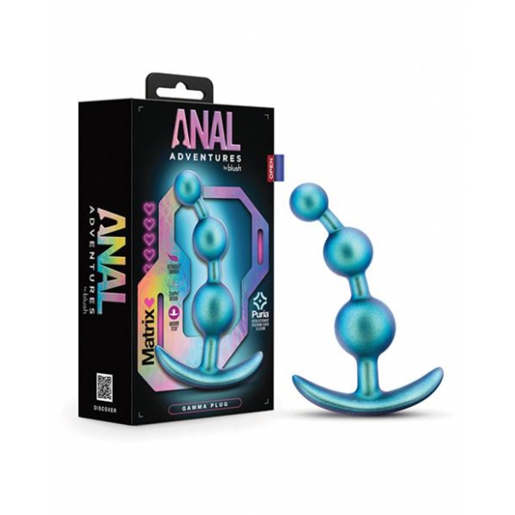 Blush Anal Adventures Matrix Gamma Plug - Teal