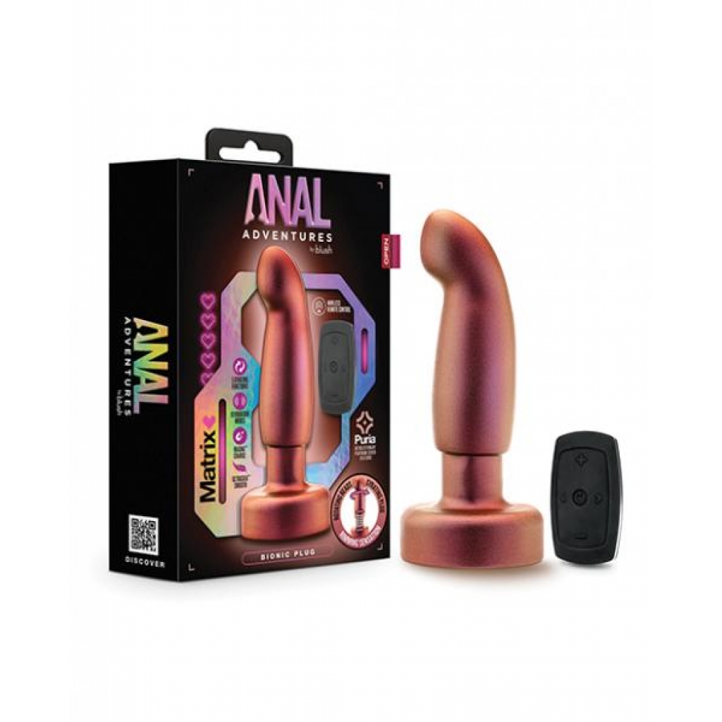 Blush Anal Adventures: Matrix Bionic Plug - Cosmic Copper Brown