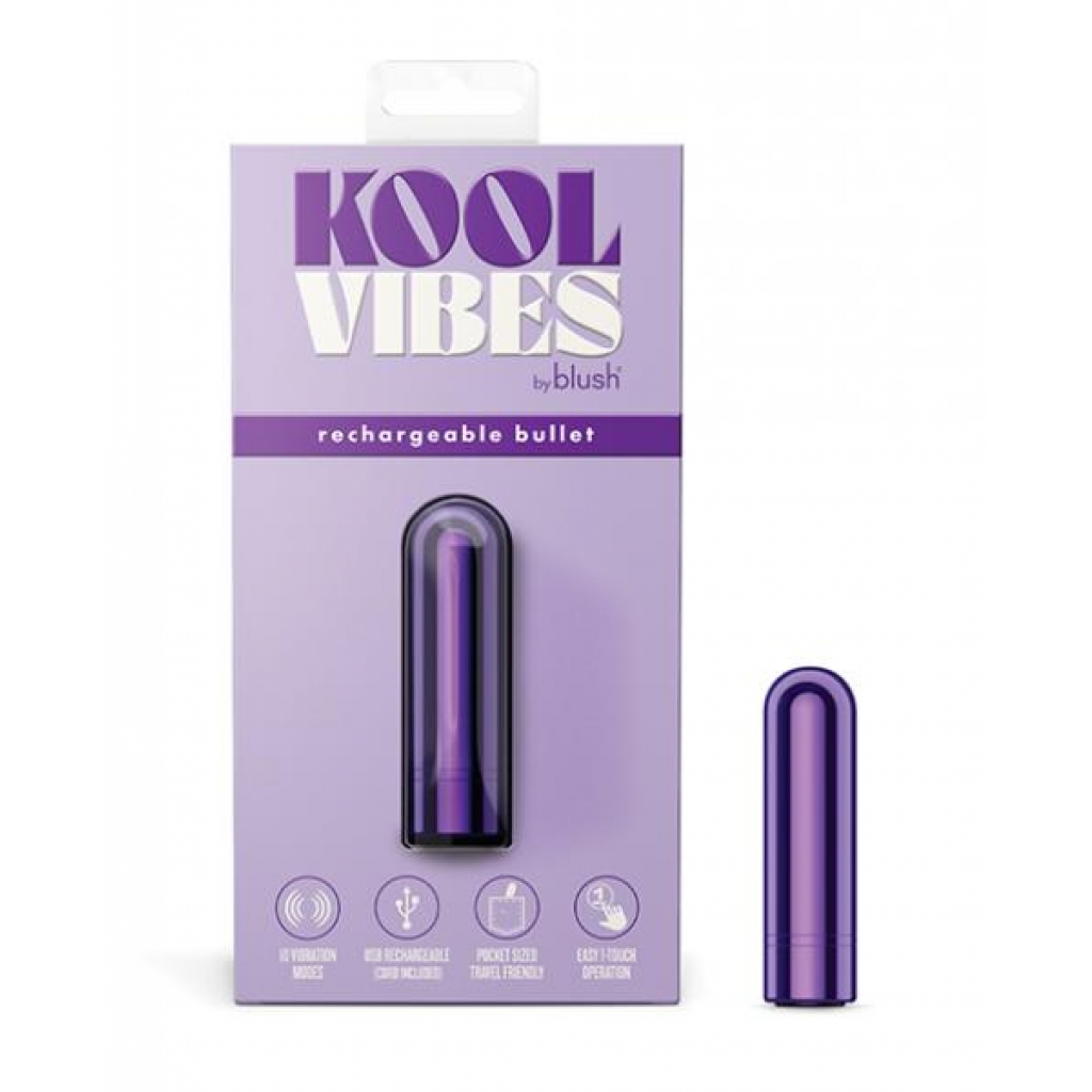 Blush Kool Vibes Mini Rechargeable Bullet - Grape Purple