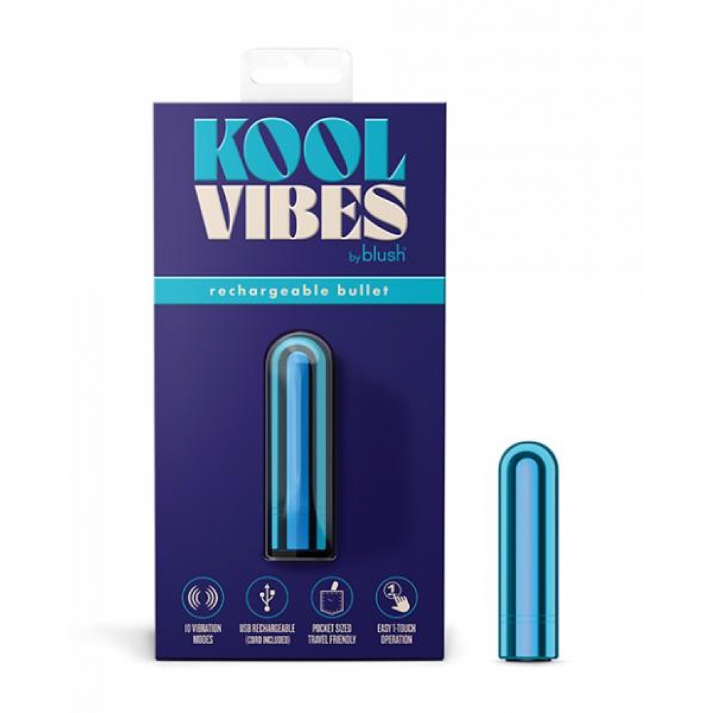 Blush Kool Vibes Mini Rechargeable Bullet - Blueberry