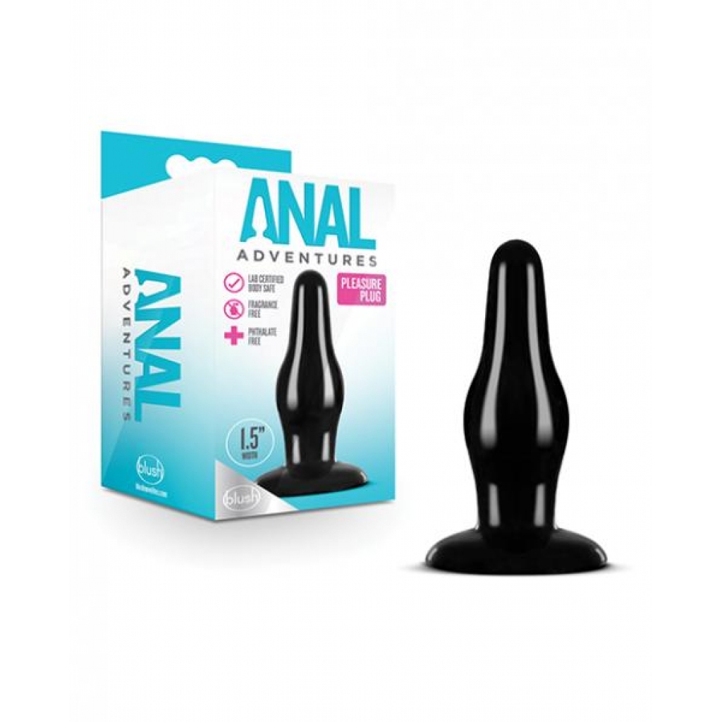 Blush Pleasure Plug - Black