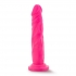 Neo 7.5 inches Dual Density Cock - Neon Pink