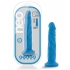 Neo 7.5 Inches Dual Density Cock - Neon Blue