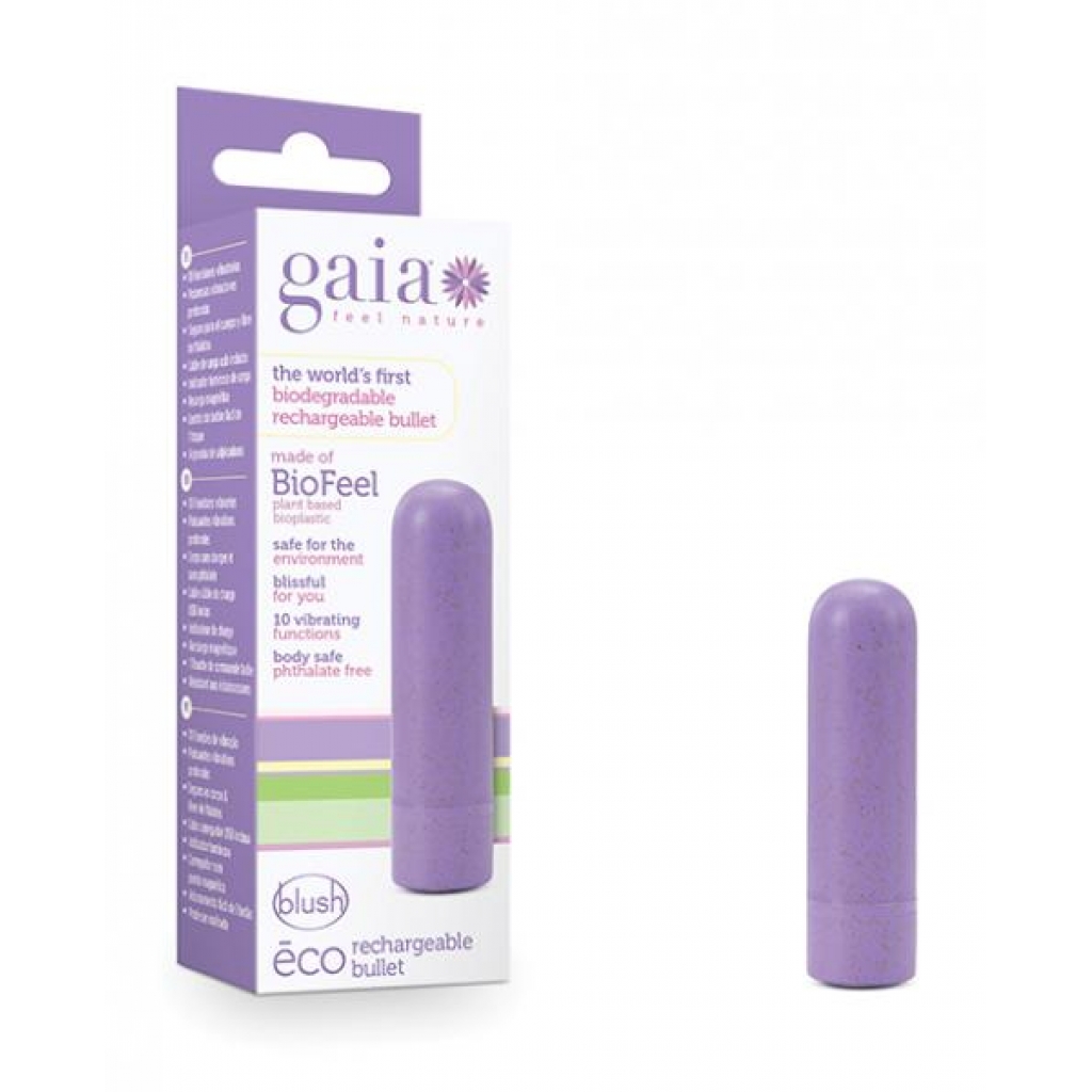 Blush Gaia Eco Rechargeable Bullet - Lilac