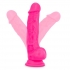 Vibrant 7.5-Inch Dual Density Neon Pink Dildo