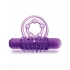 The Player Vibrating Double Strap Cock Ring Purple