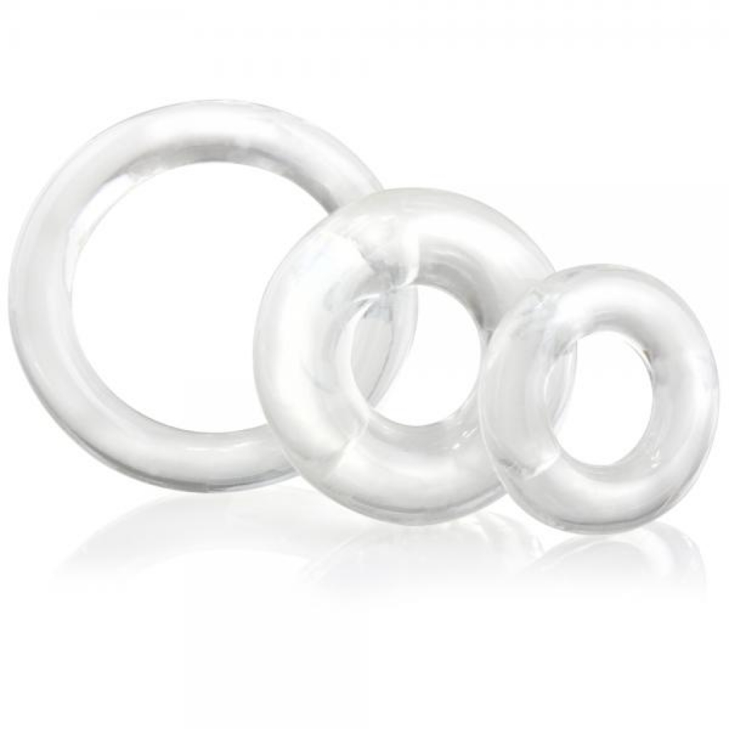 Screaming O Ringo - Clear Pack of 3