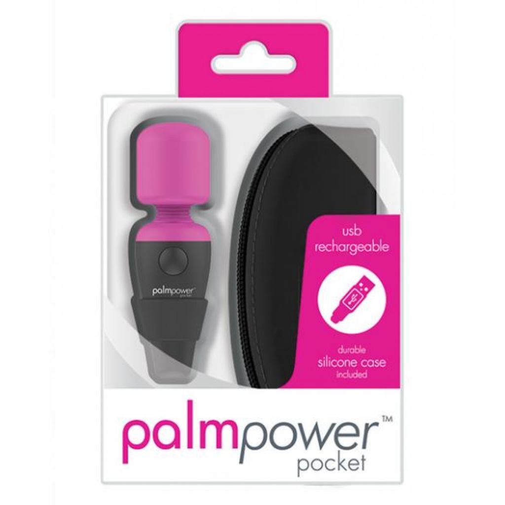 Palm Power Pocket Mini Vibrator in Pink