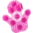 Pink Roller Balls Massage Glove for Ultimate Relaxation