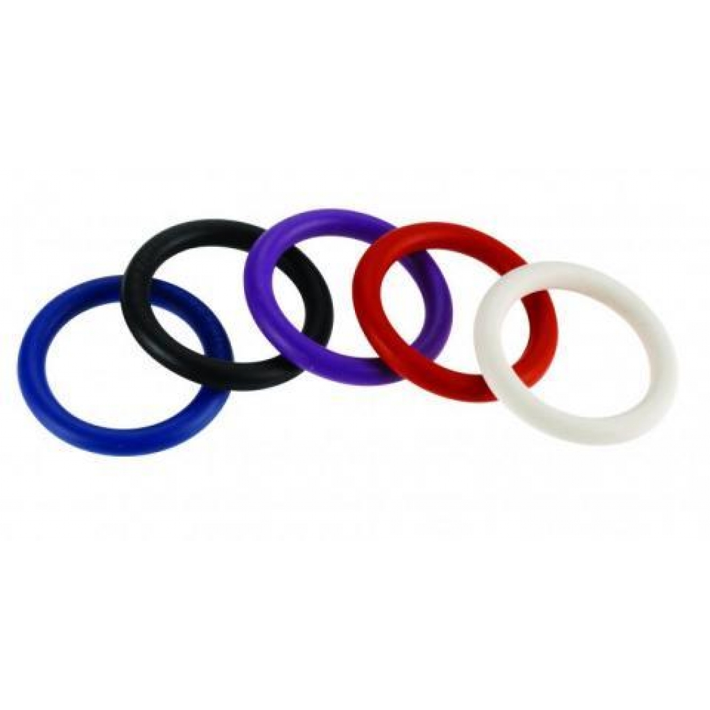 5-Pack Rainbow Nitrile C-Rings