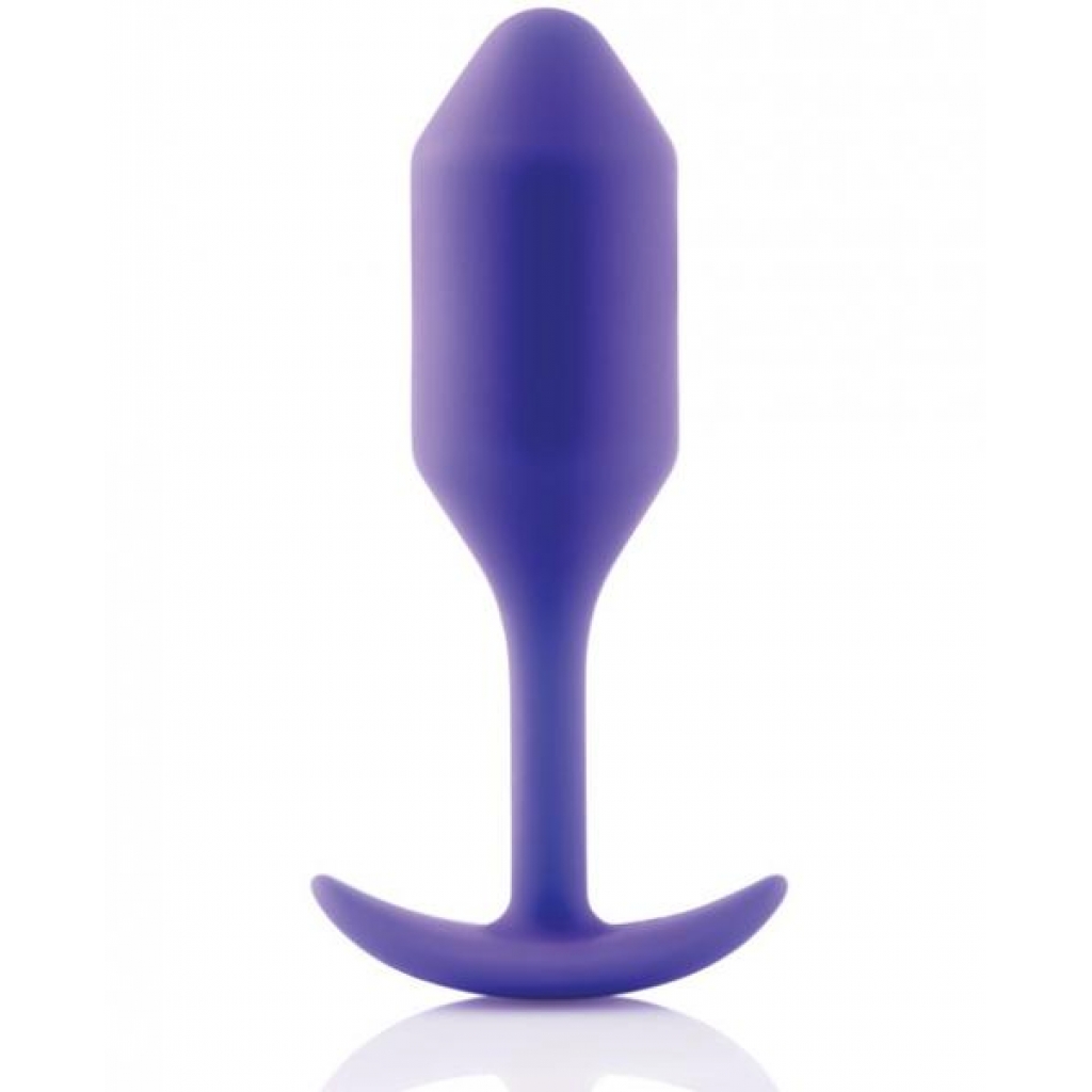 B-Vibe Snug Plug 2 Weighted - Purple