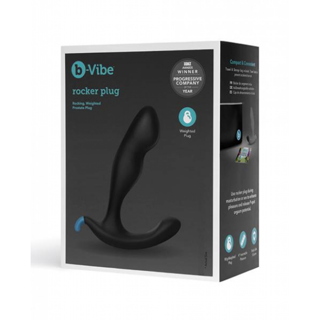 B-Vibe Rocker Plug - Ergonomic Prostate Massager