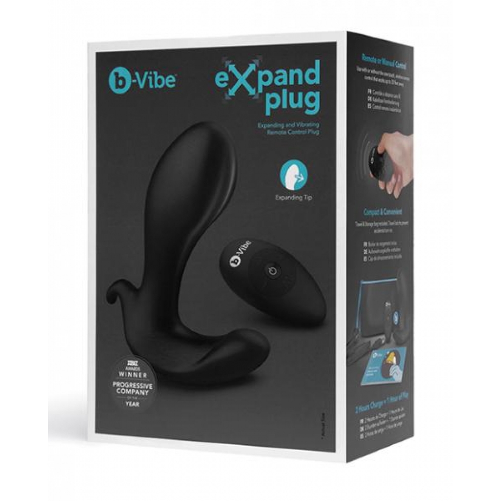 B-vibe Expand Plug - Remote Controlled Pleasure