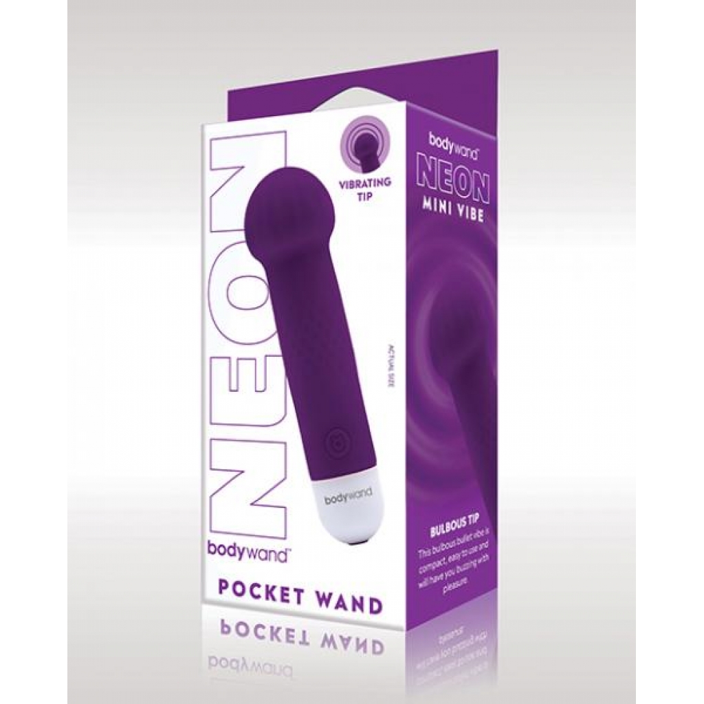 Xgen Bodywand Neon Mini Pocket Wand - Neon Purple