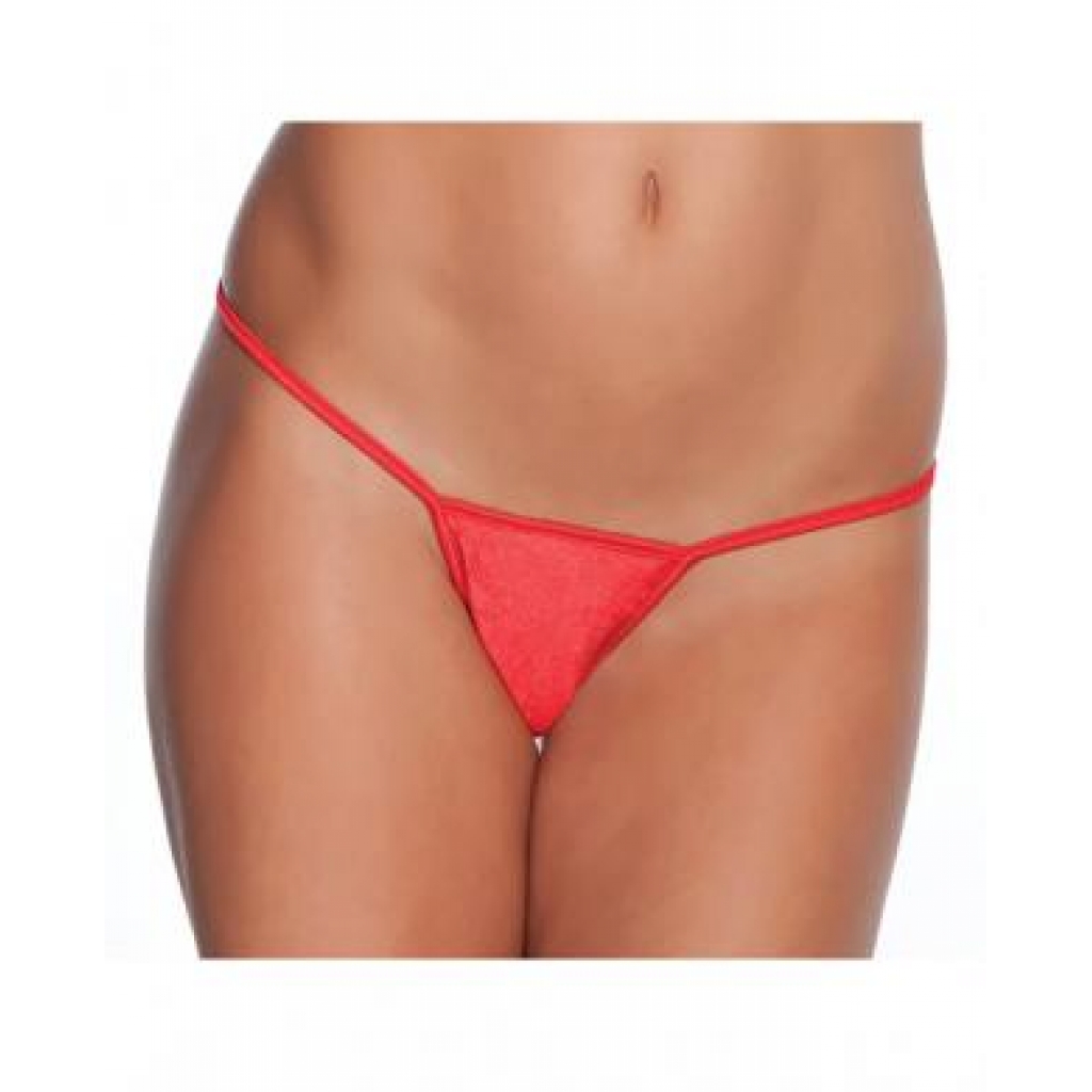 G-String Panty - Red XL