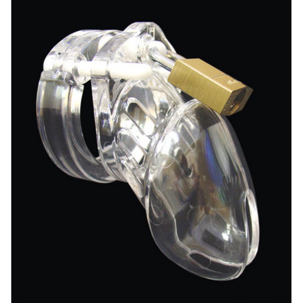 CB-6000S Male Chastity Device - Clear