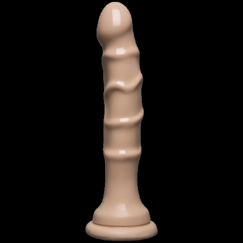 Raging Hard-On Slimline Dildo: 5.5 inch Beige