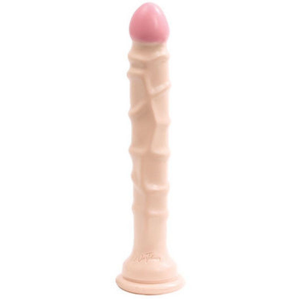 Raging Hard Ons Slim Line Dildo - 8 Inches Beige