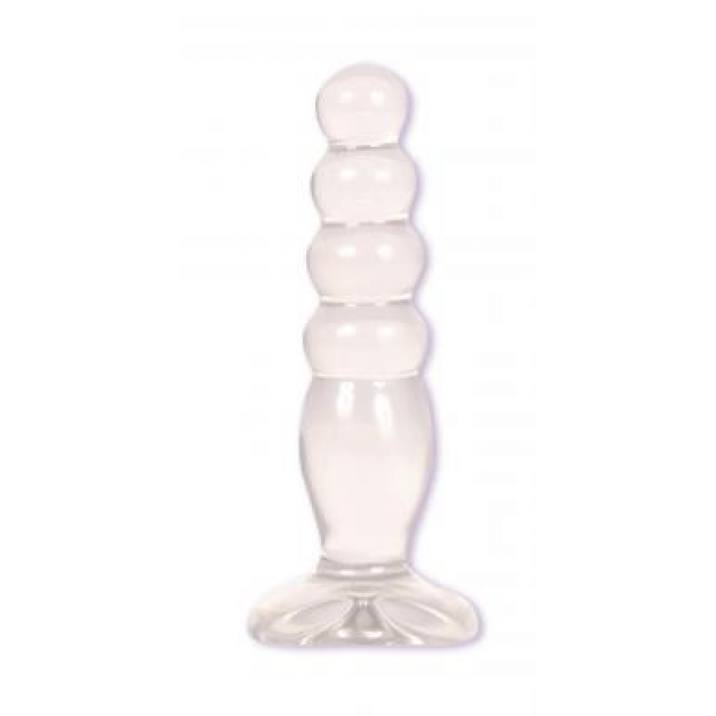 Crystal Jellies Anal Delight: 5 inches Clear