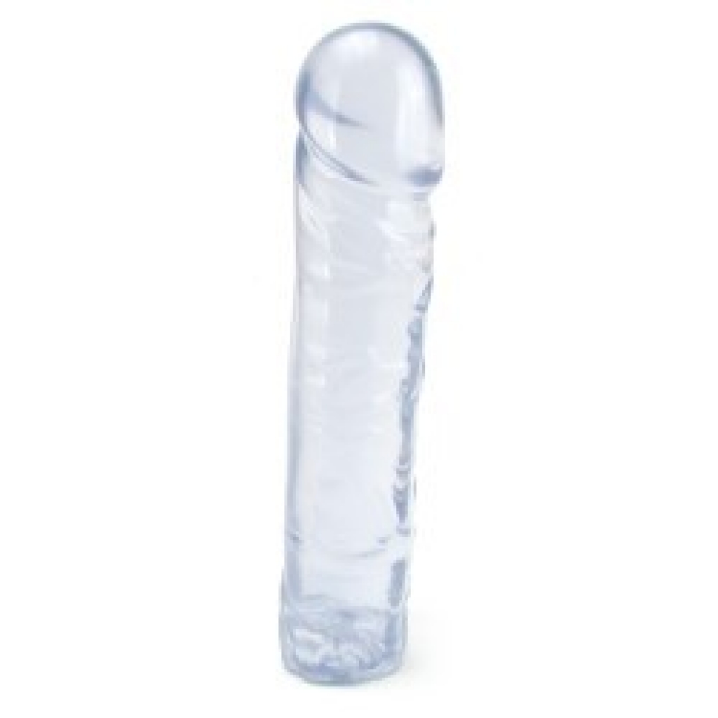 Crystal Jellies 8-Inch Classic Dildo - Translucent Pleasure