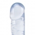 Crystal Jellies 8-Inch Classic Dildo - Translucent Pleasure