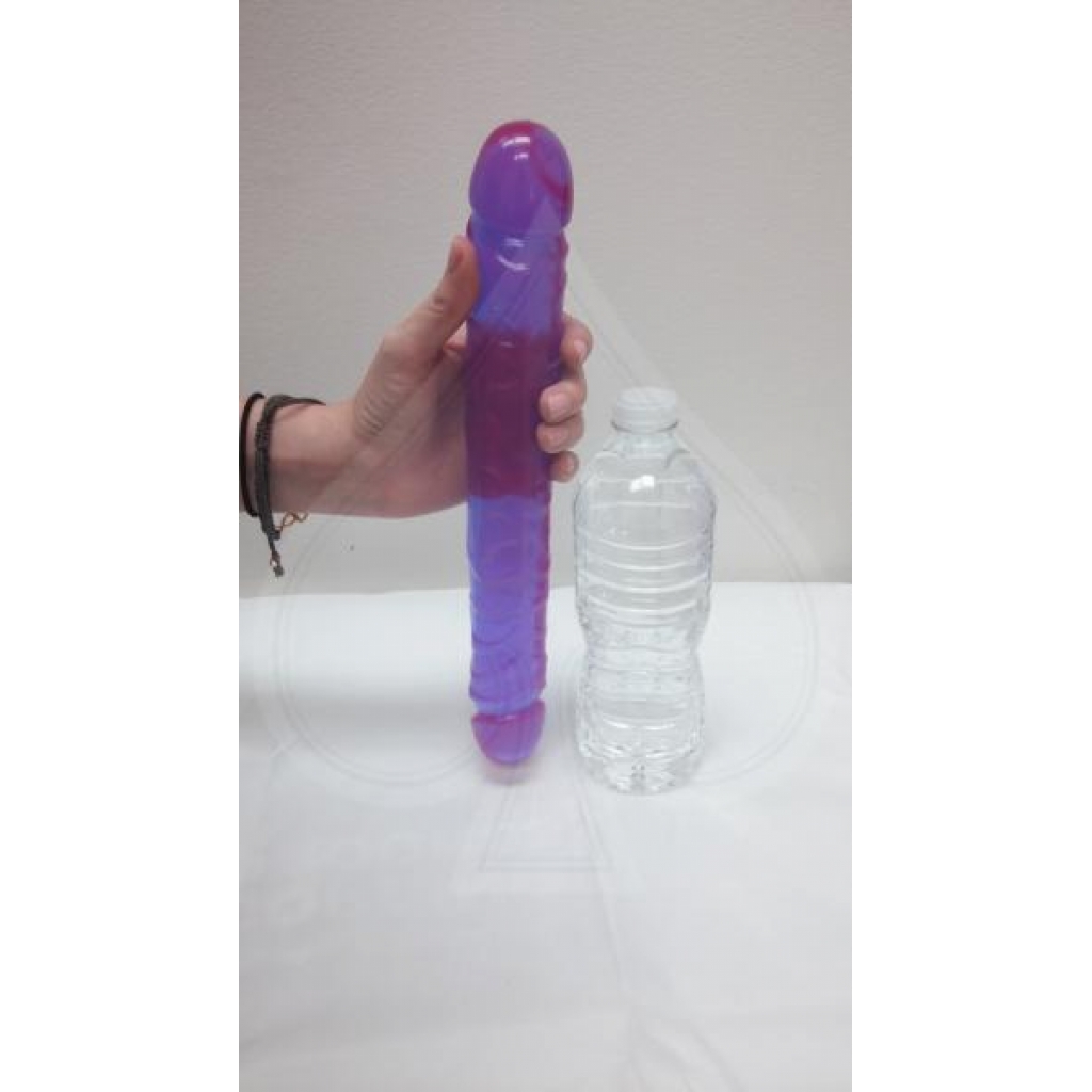 Jellies Jr 12-Inch Double Dong - Purple