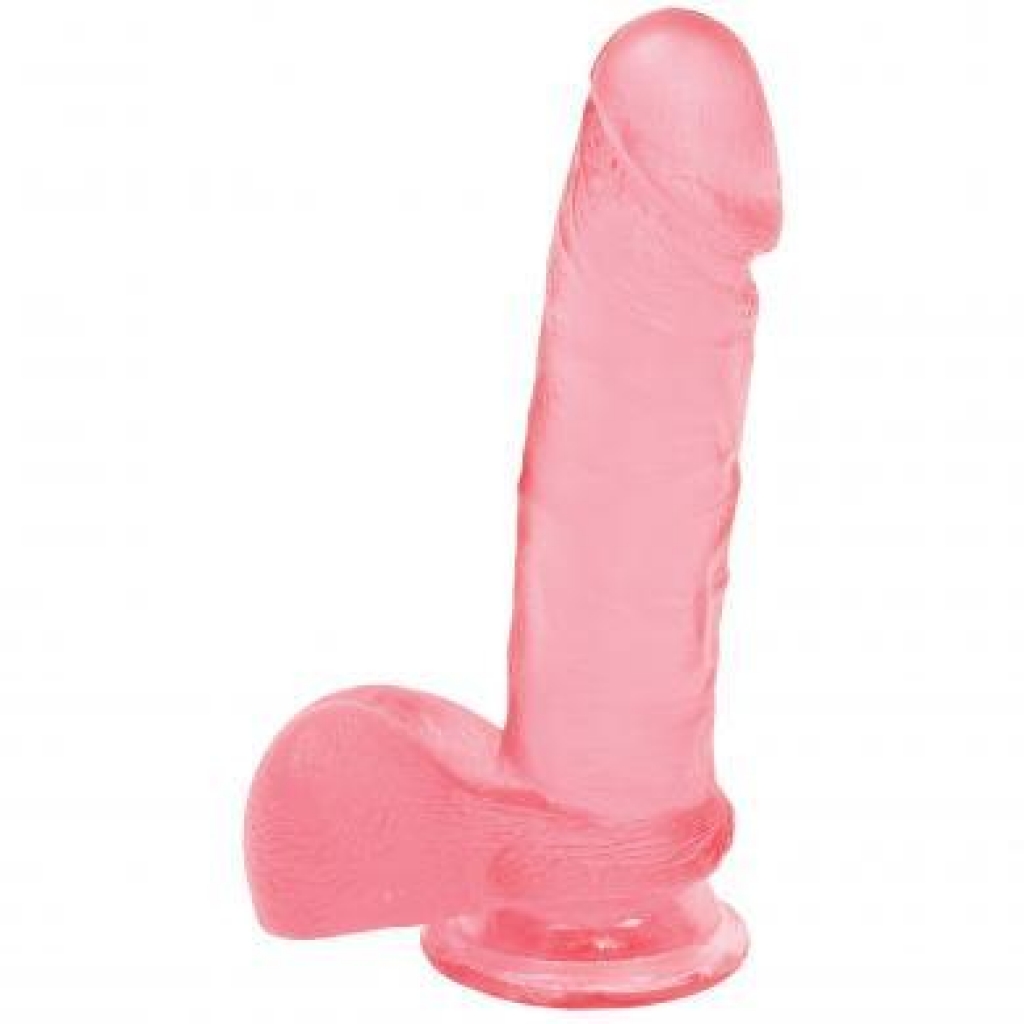 Ballsy Cock with Suction Cup - 6 inch - Pink