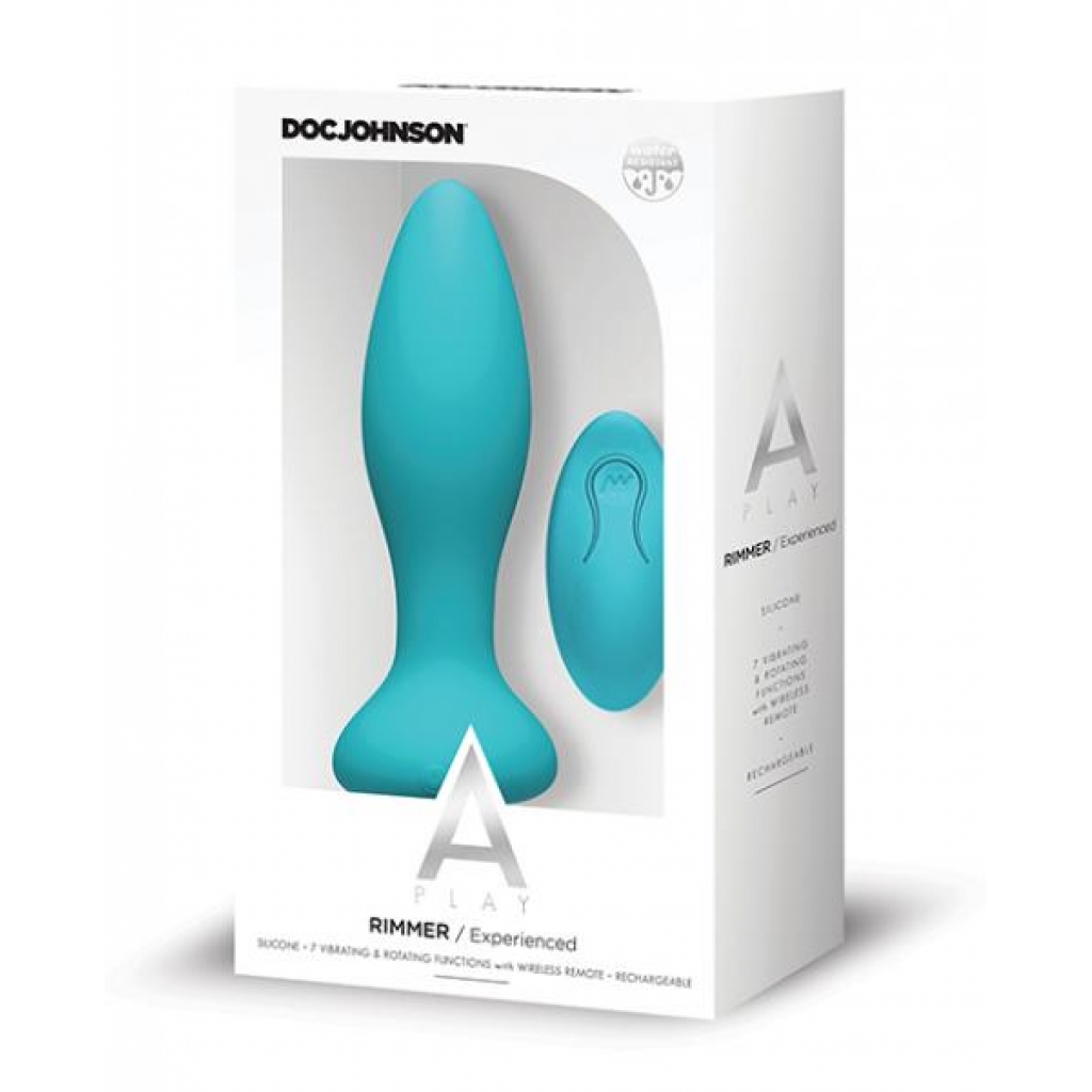 A Play Rimmer Rechargeable Silicone Anal Plug with Remote