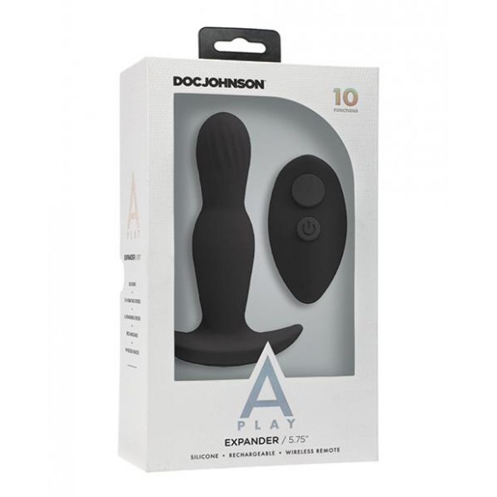 A-Play Expander Rechargeable Silicone Anal Plug With Remote