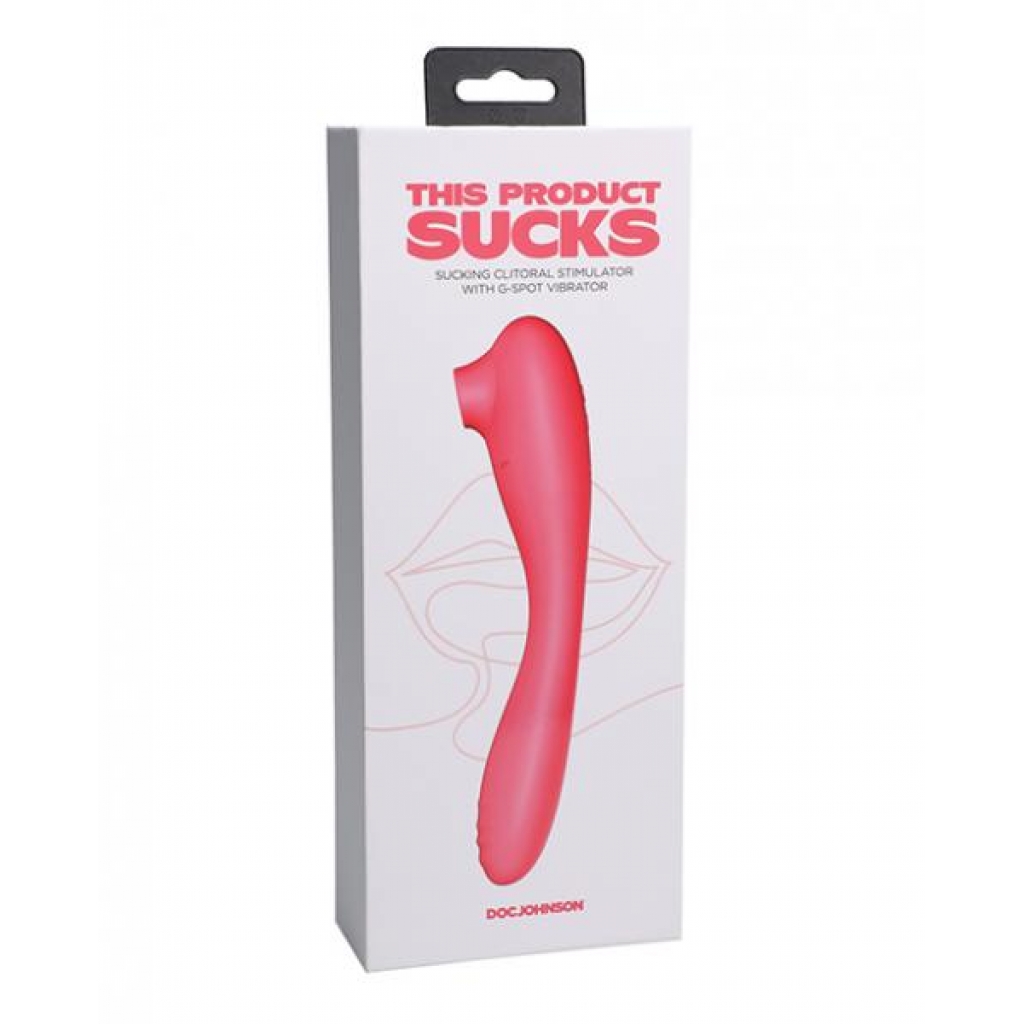 Versatile Bendable Wand with Vibrating Suction - Pink