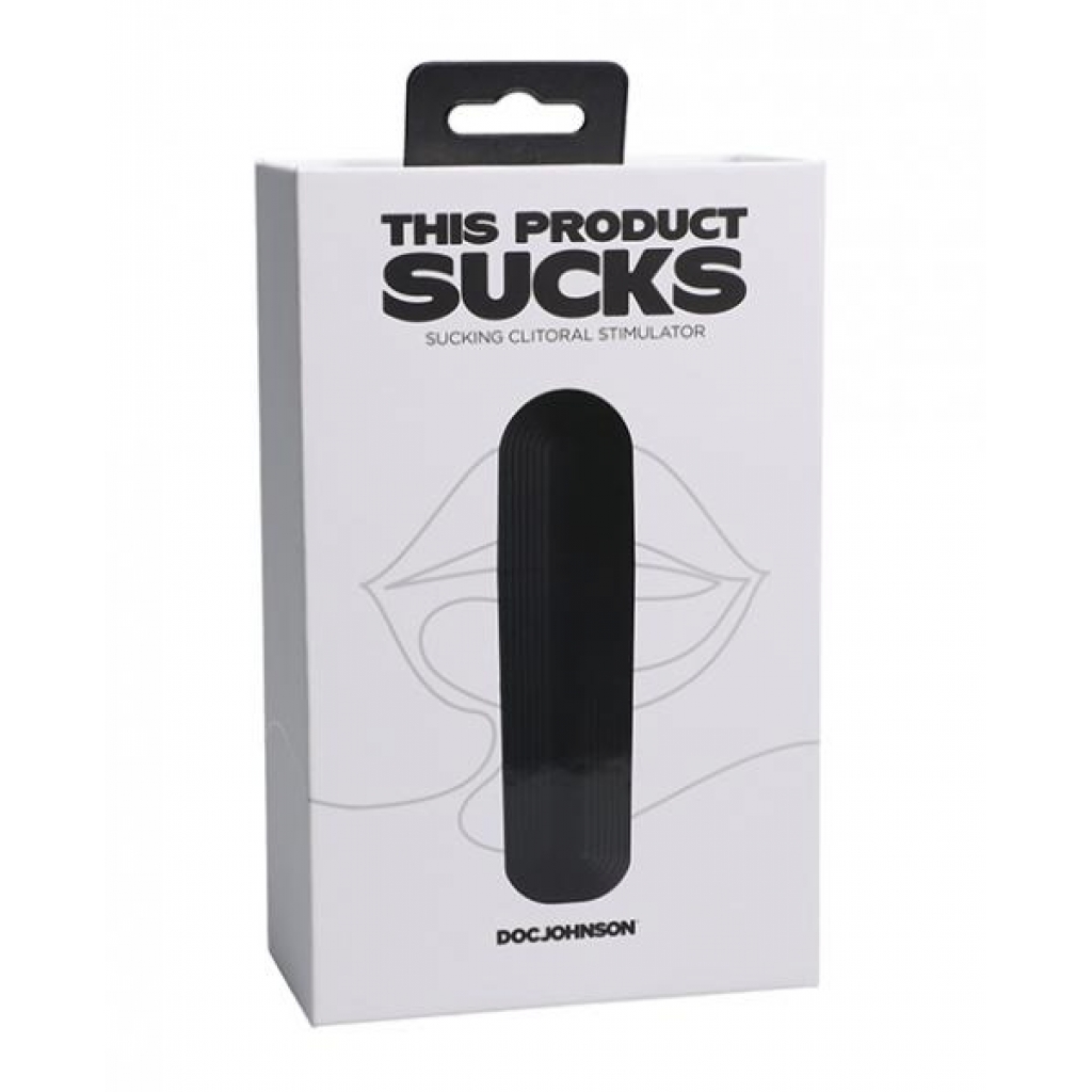 This Product Sucks Lipstick Suction Toy - Black